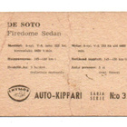Purkkakuva Chymos AUTO-KIPPARI n:o 32 DE SOTO Firedome Sedan - pikkukuva 2
