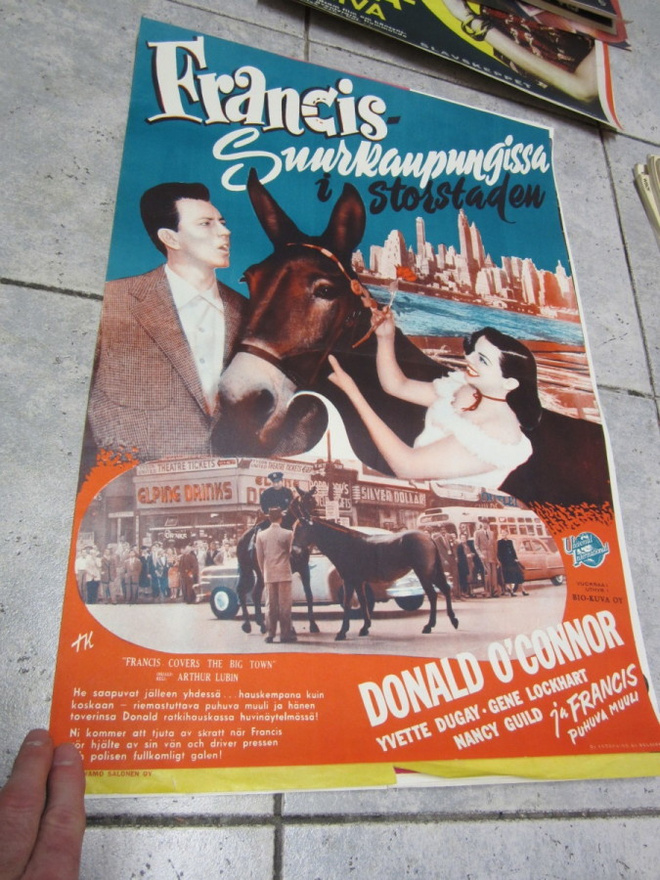 VANHA ORIG ELOKUVAJULISTE 40 -50 LUVULTA