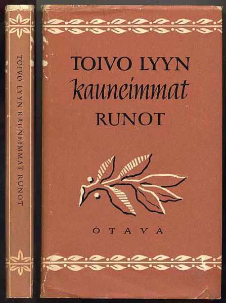 Toivo Lyyn kauneimmat runot (1.p.,sid.+kp.,1958)