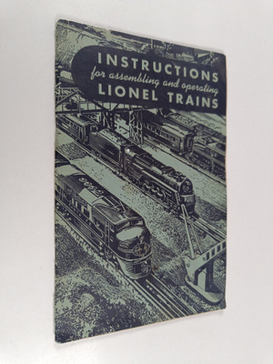 Instructions for assembling and operating lionel trains
