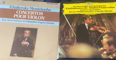 Viulukonsertot- Tšaikovski, Mendelssohn 2 x LP