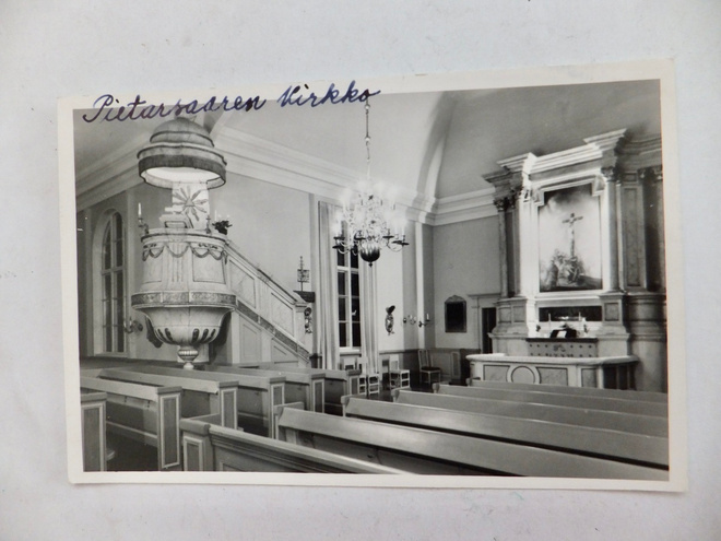 VANHA Postikortti Pietarsaari Kirkko 1950-l
