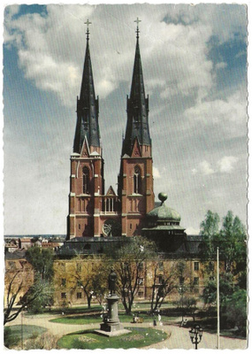 Uppsala Domkyrkan och Gustavianum (1958)