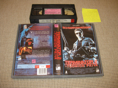 Terminator 2 - Tuomion Päivä-VHS (Egmontin Vuokrakasetti)