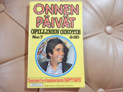 ONNEN PÄIVÄT N:o 7.  "OPILLINEN OIKOTIE"  POKKARI