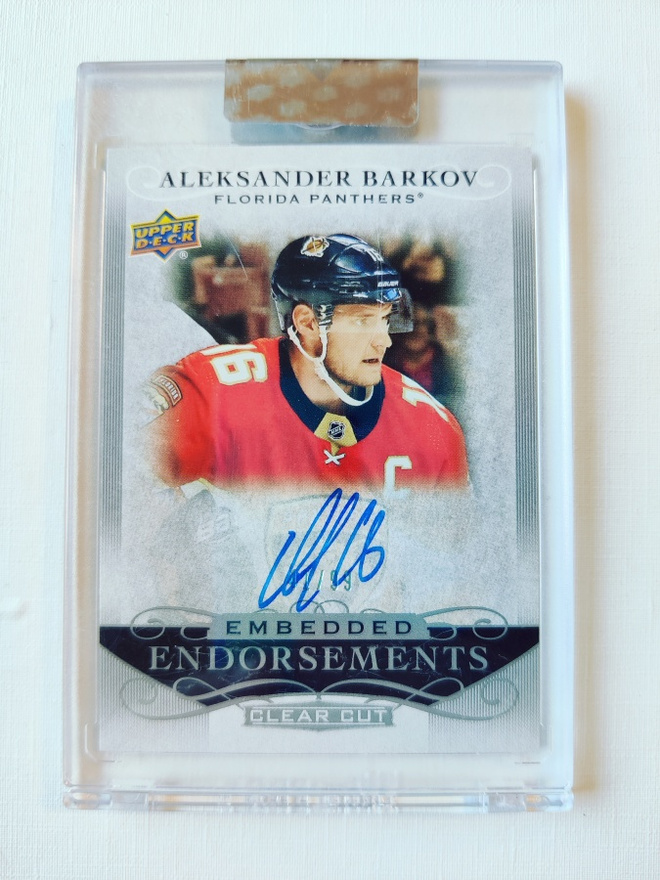 Aleksander Barkov - 19-20 UD Clear-Cut Embedded Endorsements