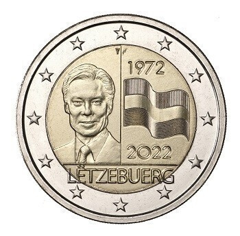 2 Euroa Luxemburg 2022 50th ANNIVERSARY OF THE NATIONAL  UNC