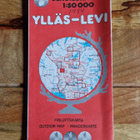 Ylläs-Levi ulkoilukartta 1980-luvulta - pikkukuva 1