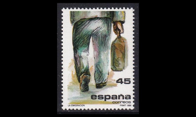 Espanja 2725 ** Siirtolaisuus (1986)