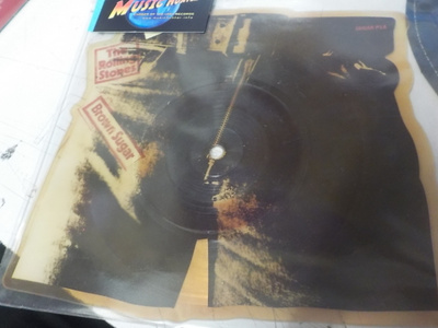 ROLLING STONES - BROWN SUGAR EX+ 7'' KUVALEVY