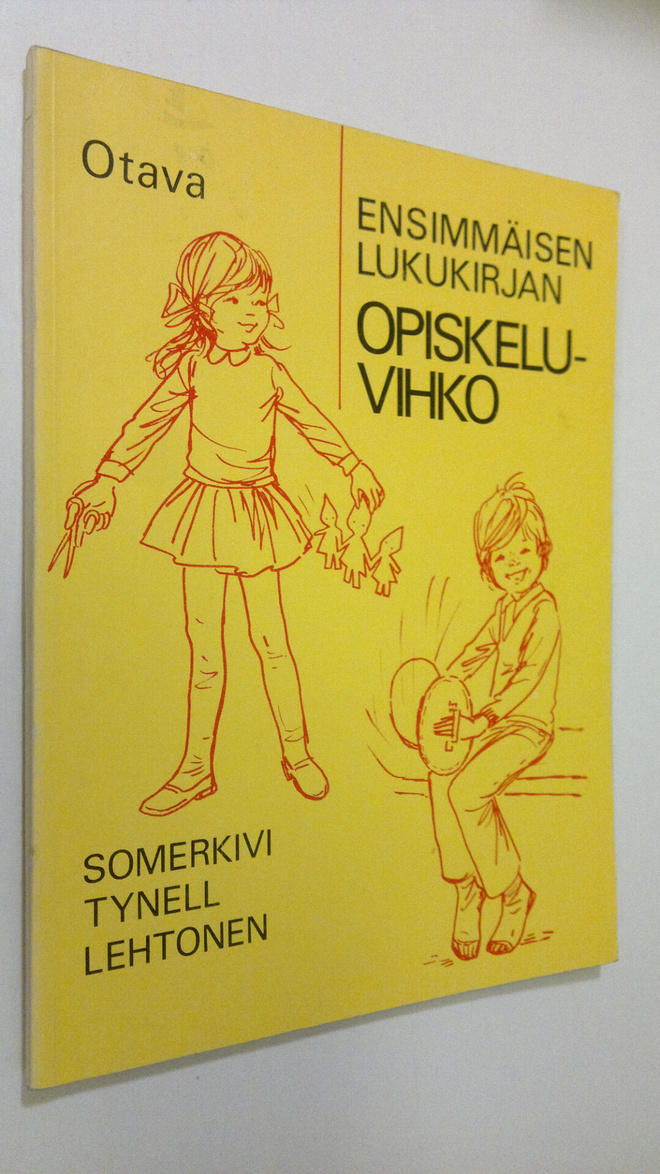 Urho Somerkivi : Ensimmäisen lukukirjan opiskeluvihko