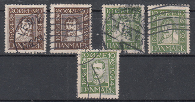 TANSKA 1924 Tanskan posti 300 vuotta