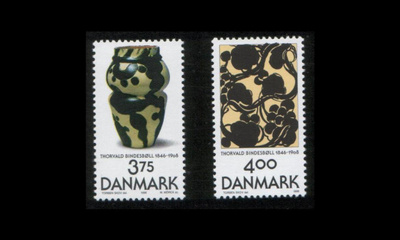 Tanska 1136-7 ** Thorvald Bindesbøll (1996)