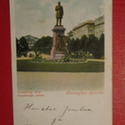 VANHA POSTIKORTTI - RUNEBERGIN PATSAS HELSINKI - ISOONKYRÖÖN - pikkukuva 1