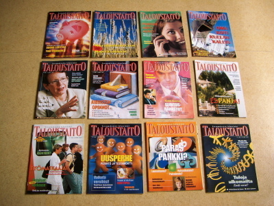 Taloustaito-lehden vuosikerta 2000 hyväkuntoinen