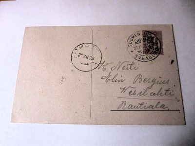 1923 Suomenlinna kortilla