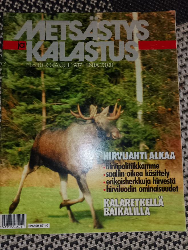 Metsästys ja kalastus 10/1987