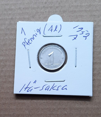 Itä-Saksa1 pfennig A, 1952