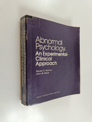 Gerald C. Davison : Abnormal psychology : an experimental...