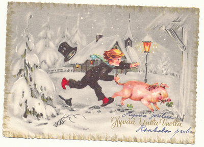 Poika ja possu -kulk. 1962