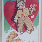 Pikkuherra taluttaa tipuja ja tuo kukkia, sydänkin, p. 1953 - pikkukuva 1