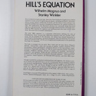 Wilhelm Magnus : Hill's Equation - pikkukuva 2