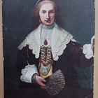 Rembrandt van Ryn (Rijn): Lady ja viuhka, ei p. - pikkukuva 1