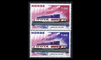 Norja 662-3 ** Pohjolan talo (1973)