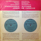 XVIII Warszawska Jesie - Automne De Varsovie 1974 - LP - pikkukuva 2