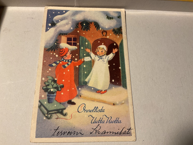 Postikortti Hyvää Uutta Vuotta! 1944