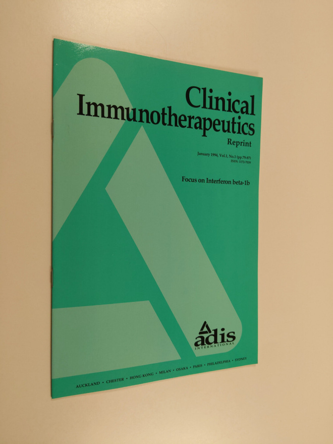 Clinical Immunotherapeutics - reprint, January 1994, vol....