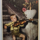 Pieni viulisti portailla, ei p. - pikkukuva 1