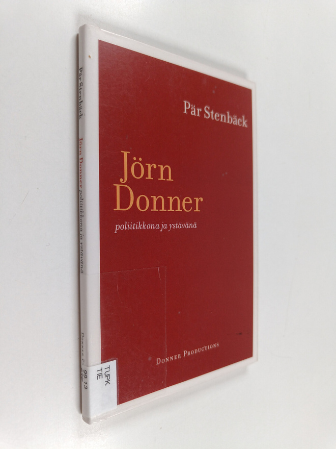 Pär Stenbäck : Jörn Donner poliitikkona ja ystävänä