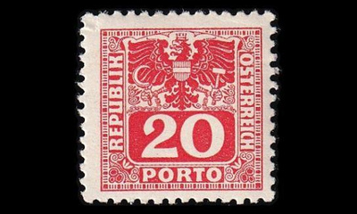 Itävalta P_181 ** Porto 20 Pf (1945)