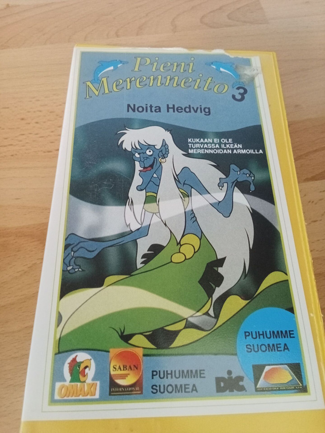 Pieni merenneito 3 noita Hedvig VHS
