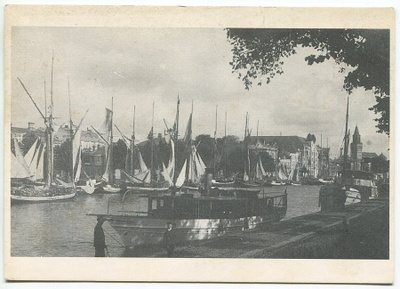 Turku Aurajokinäkymä 1920-luvulla Erich Fritsch