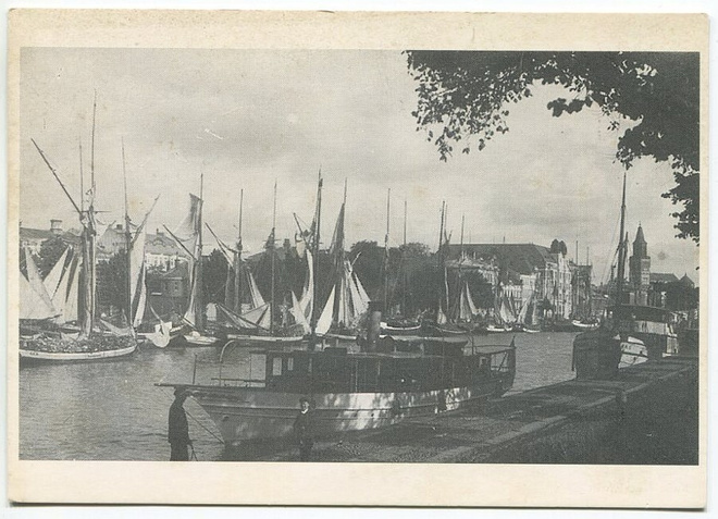 Turku Aurajokinäkymä 1920-luvulla Erich Fritsch