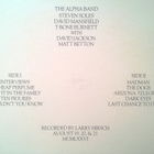 The Alpha Band - The Alpha Band LP - pikkukuva 4