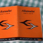 Aikataulut Koiviston Auto 01.06.77-31.05.76 - pikkukuva 1