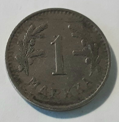 1 markan1930 kolikko