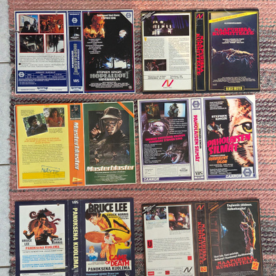 Vhs kansipapereita