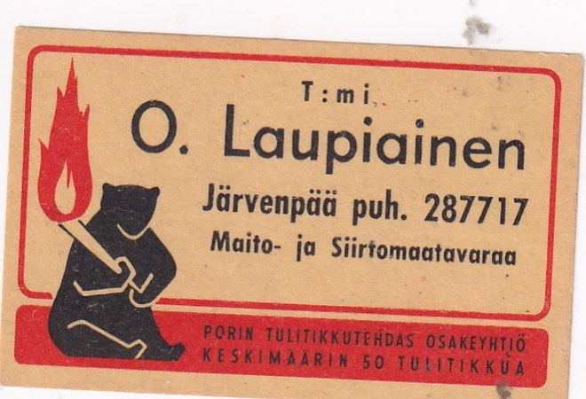 Järvenpää, T:mi O. Laupiainen     sk2/5