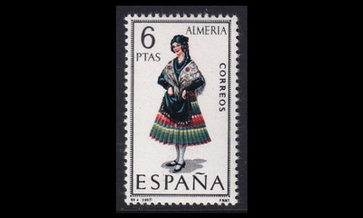 Espanja 1681 ** Kansanpukuja Almeria (1967)