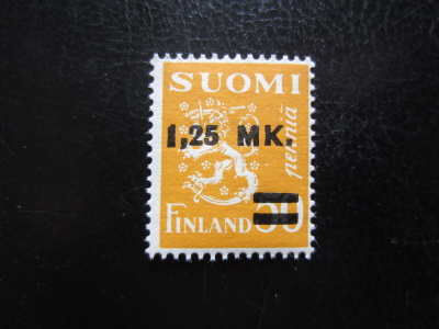 M30 1,25 mk / 50 p keltainen tyyppi II **