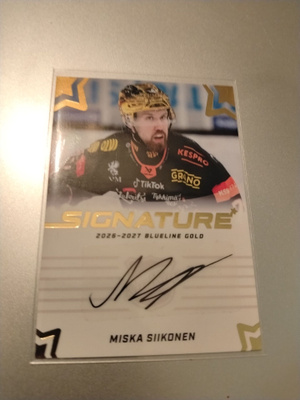 26-27 Blueline Signature Gold Miska Siikonen KooKoo