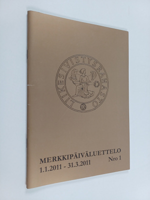 Merkkipäiväluettelo 1 1.1.2011-31.3.2011