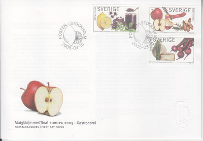Ruotsi FDC 2005 Kasviksia
