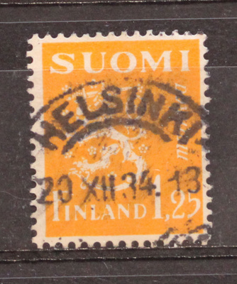 # 23454 # Helsinki 20.XII.34 - M-30 1:25mk loisto