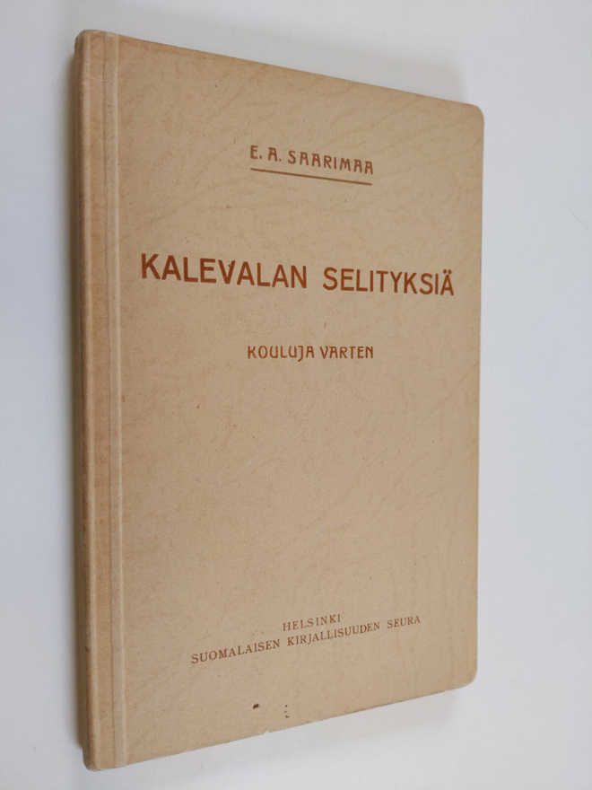 Aukusti Robert Niemi : Kalevalan selityksiä