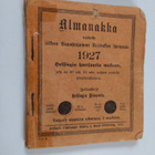 Almanakka : vuodelle 1927 jälkeen Vapahtajamme Kristuksen... - pikkukuva 1